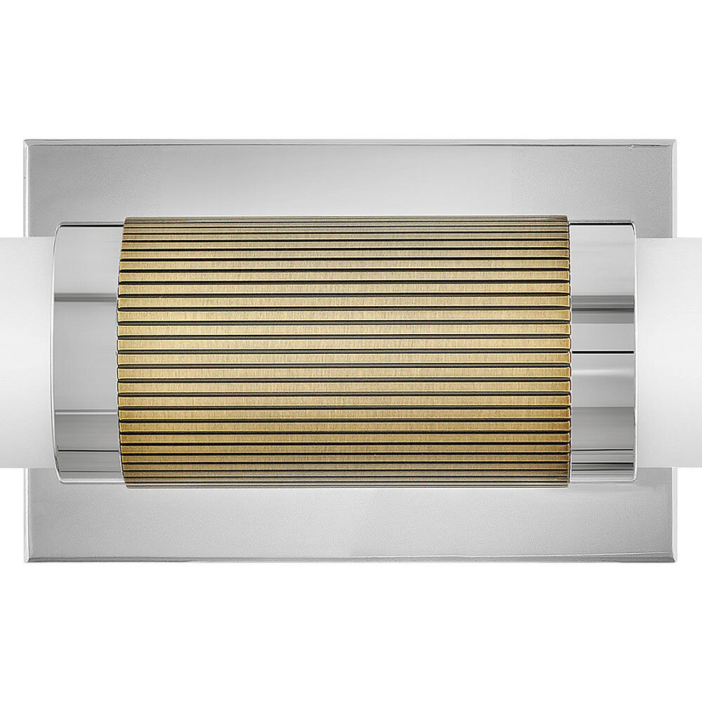 Zevi LED 23 inch Polished Nickel Vanity Light Wall Light, Vertical