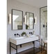 io LED 5.28 inch Matte Black Bathroom Wall Light