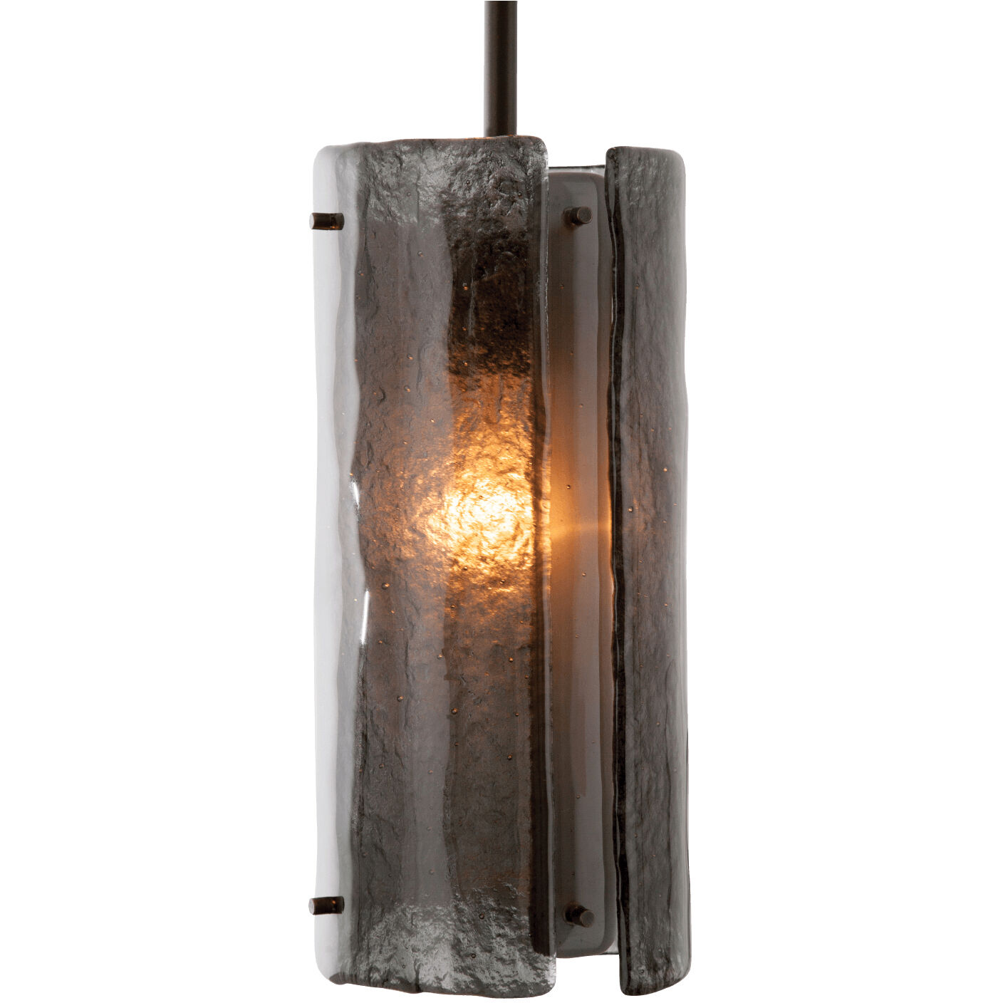 Textured Glass 1 Light 5.7 inch Classic Silver Pendant Ceiling Light in Adjustable Cord, Frosted Granite