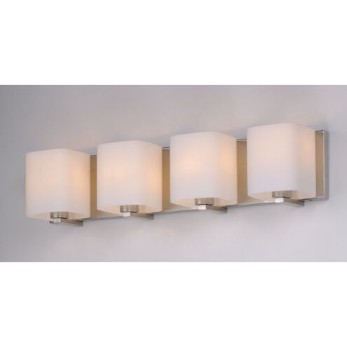 Wrap 4 Light 26 inch Satin Nickel Bath Vanity Wall Light