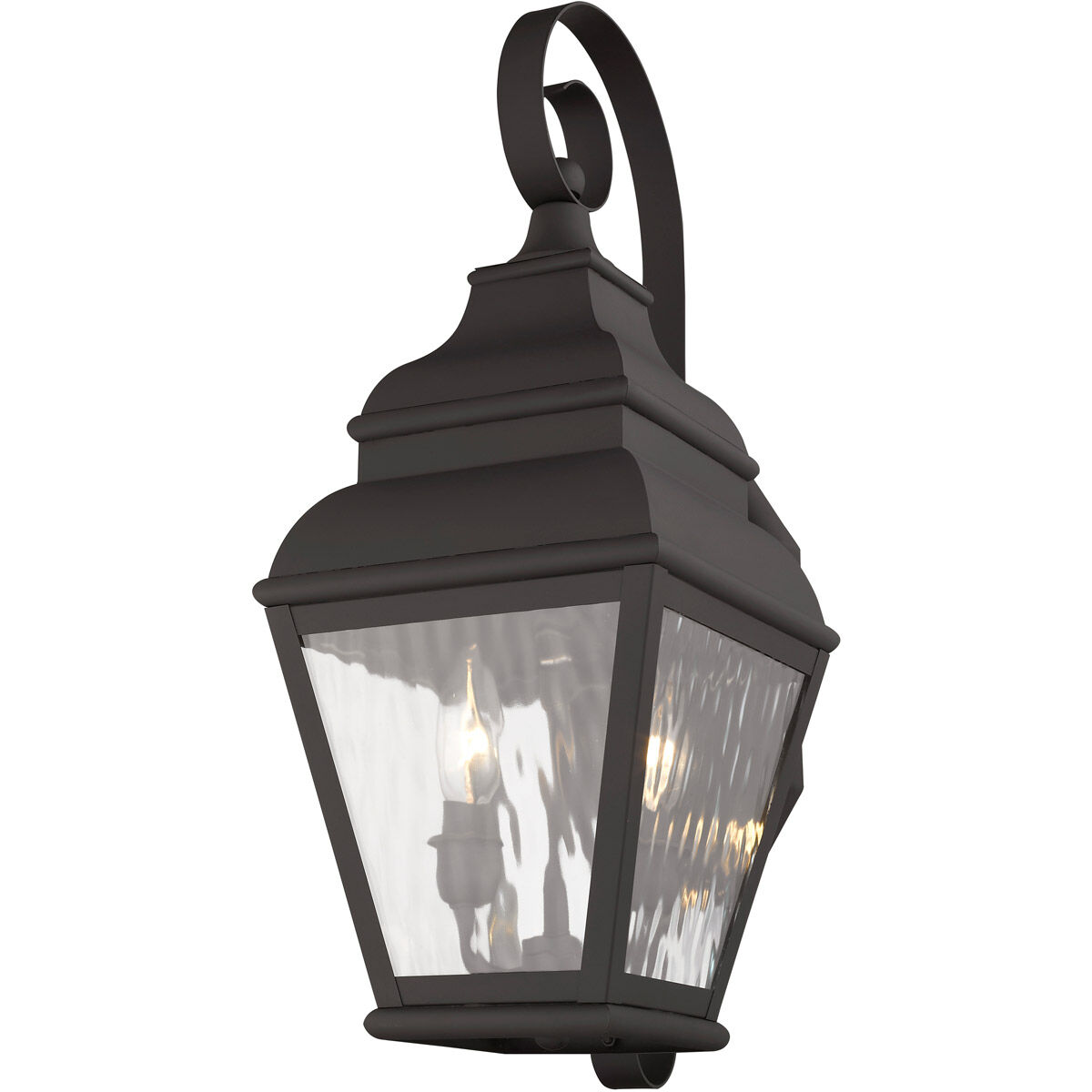 Exeter 2 Light 22 inch Bronze Outdoor Wall Lantern