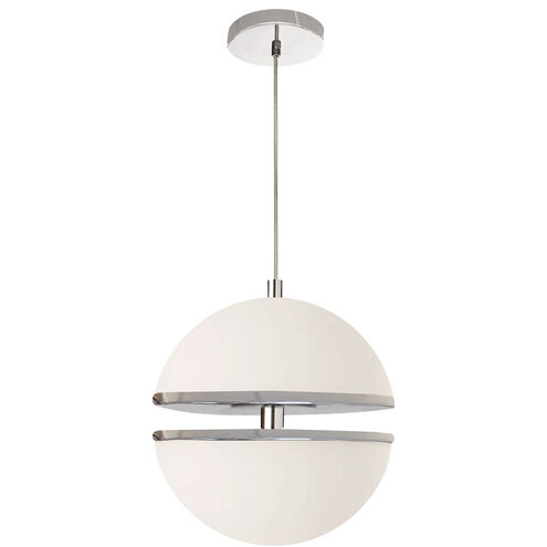 Atomic LED 12 inch Polished Chrome Pendant Ceiling Light