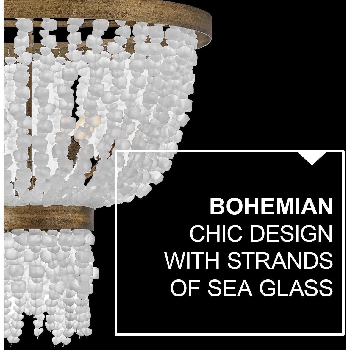 Dune LED 25 inch Burnished Gold Chandelier Ceiling Light