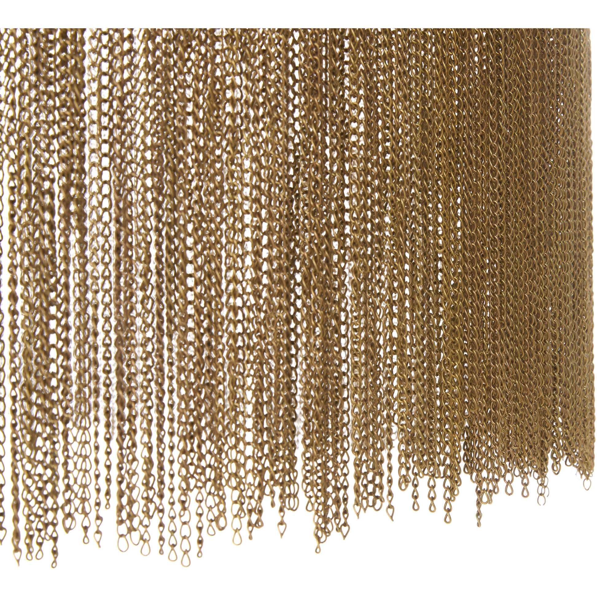 Bennet LED 38 inch Antique Brass Chandelier Ceiling Light