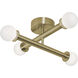 Lane LED 20 inch Light Antique Brass Flush Mount Ceiling Light