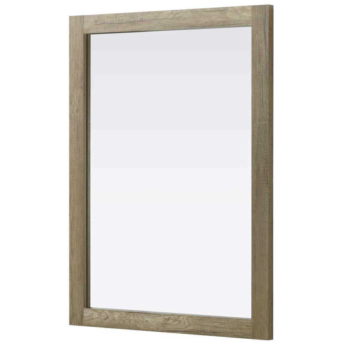 Norah 36 X 27 inch Natural Oak Mirror