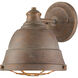 Bartlett 1 Light 9.25 inch Copper Patina Wall Sconce Wall Light, Damp