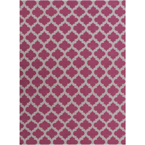 Frontier 132 X 96 inch Dark Purple, Medium Gray Rug