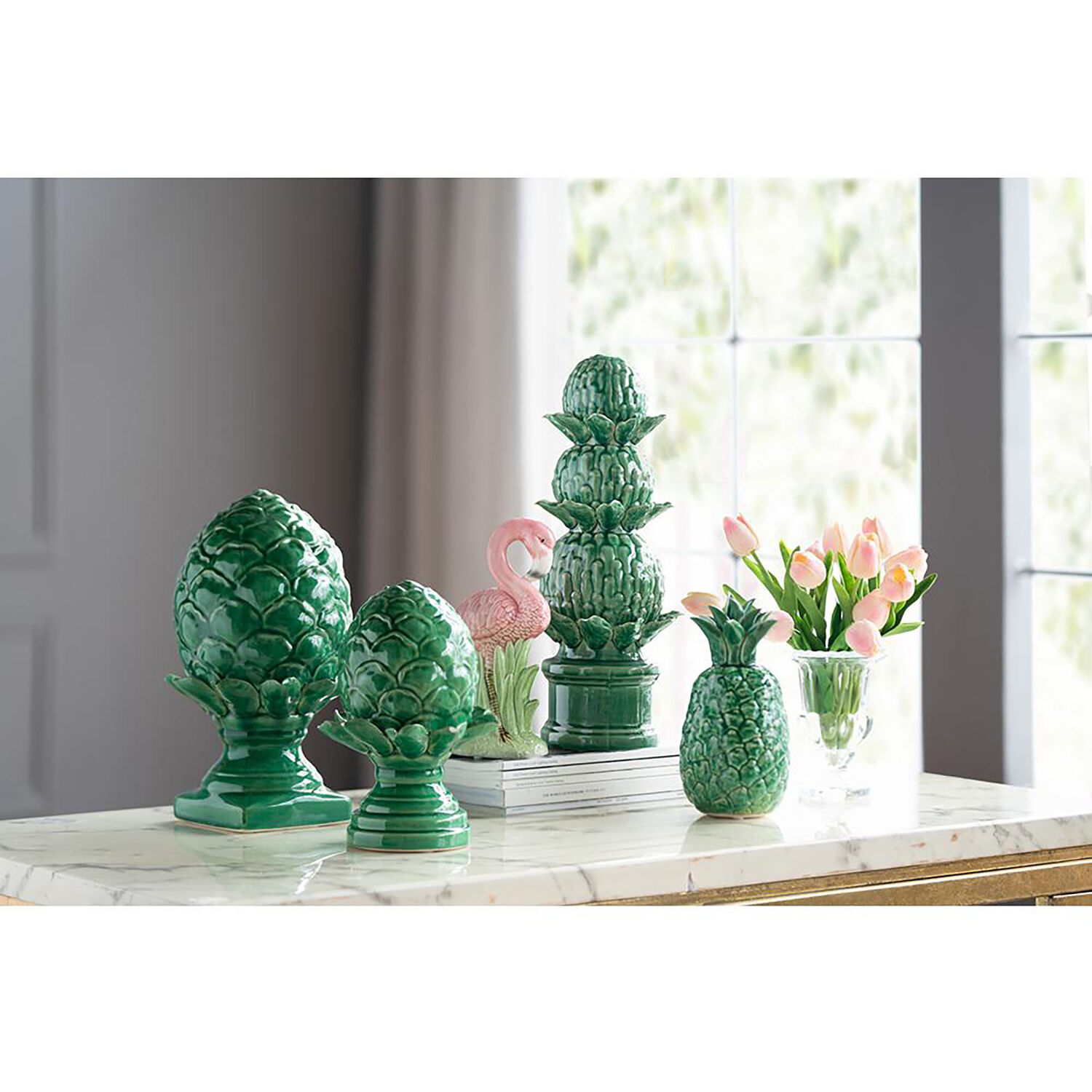 Helsa Vintage Green Décor