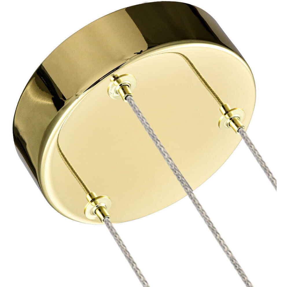 Artisan Collection/VENEZIA Series 7.5 inch Gold Pendant Ceiling Light