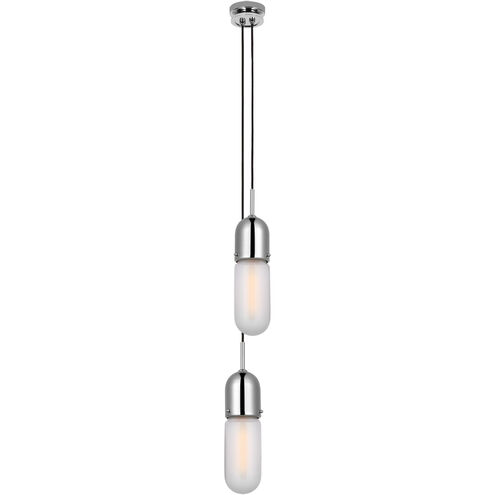 Thomas O'Brien Junio LED 5.5 inch Polished Nickel Pendant Ceiling Light