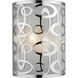 Opal 2 Light 9 inch Chrome Wall Sconce Wall Light