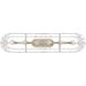 Ciara Linear Pendant Ceiling Light in White Gold
