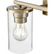 Verlana 2 Light 14 inch Modern Gold Vanity Light Wall Light