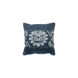 Hazel 22 X 22 inch Navy and Light Gray Throw Pillow