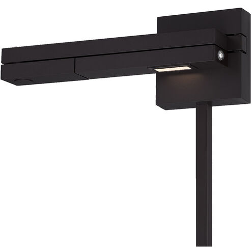 Flip Reading Light Wall Light in Black, dweLED