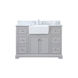 Franklin 48 X 22 X 35 inch Grey Bathroom Vanity Cabinet