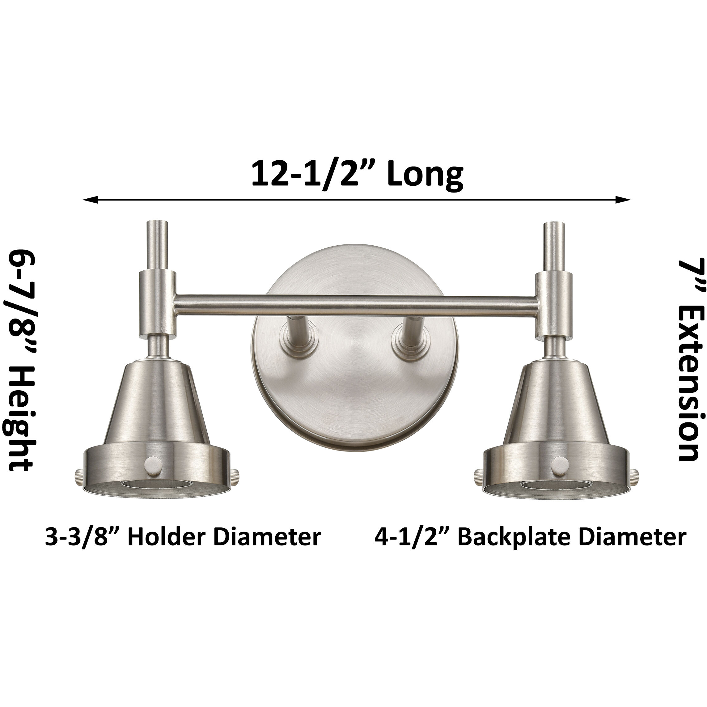 Caden LED 14 inch Satin Gold Bath Vanity Light Wall Light