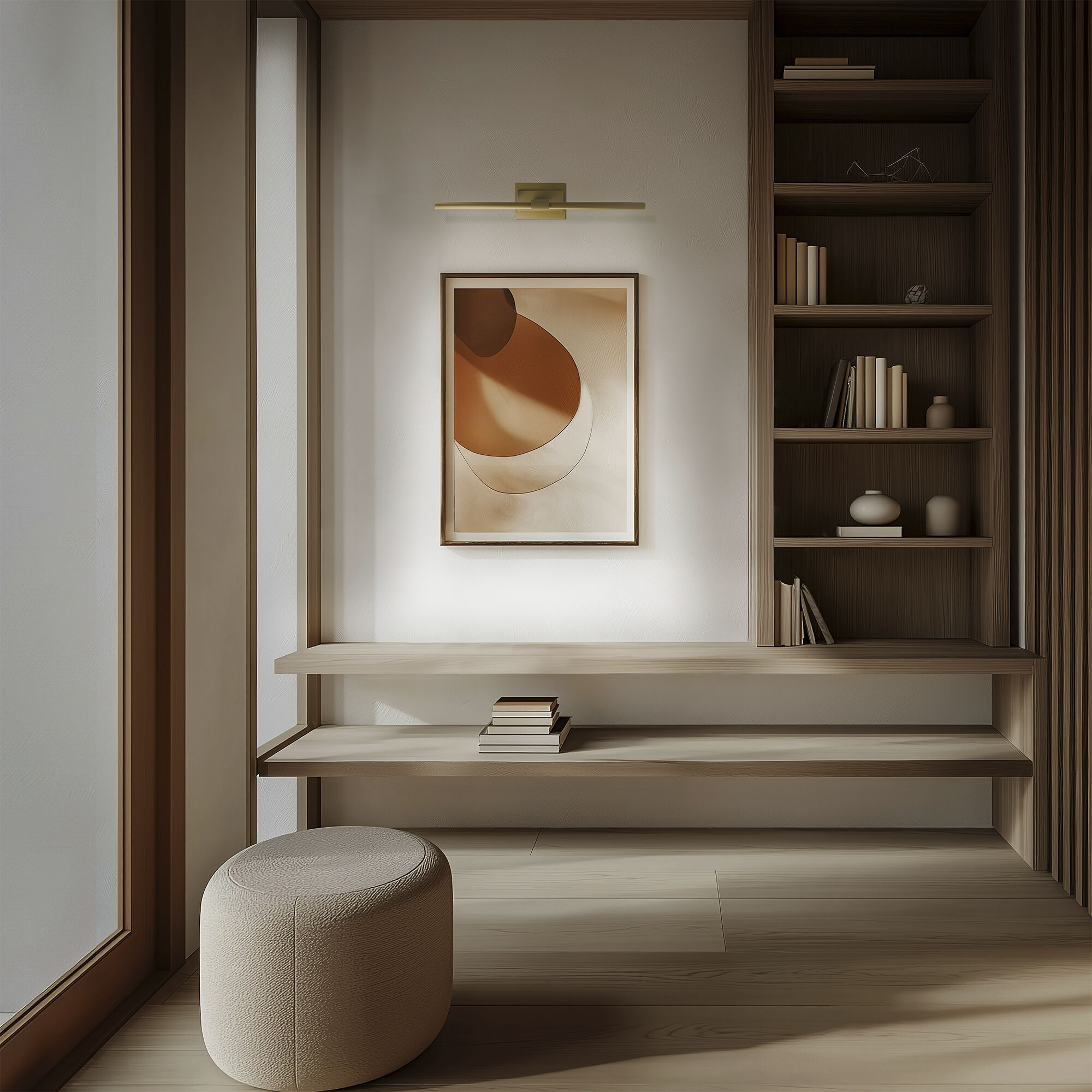 Inlet Indoor Wall Lighting in 4000K, Black