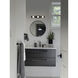 Jenkins LED 24 inch Matte Black Vanity Light Wall Light