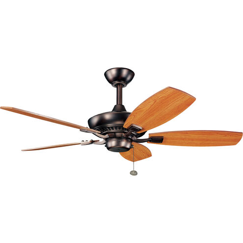 Canfield 44 inch Oil Brushed Bronze with Cherry Blades Ceiling Fan