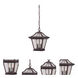 Aiken 2 Light 9 inch Architectural Bronze Exterior Hanging Lantern