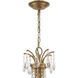 Karrington 8 Light 26 inch Aged Brass Chandelier Ceiling Light
