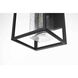 Morse 1 Light 16 inch Black Outdoor Wall Sconce