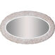 Athena 40.25 X 24.25 inch Matte White and Whitewash Seagrass Wall Mirror