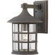 Freeport Coastal Elements Outdoor Wall Mount Lantern in Oil Rubbed Bronze