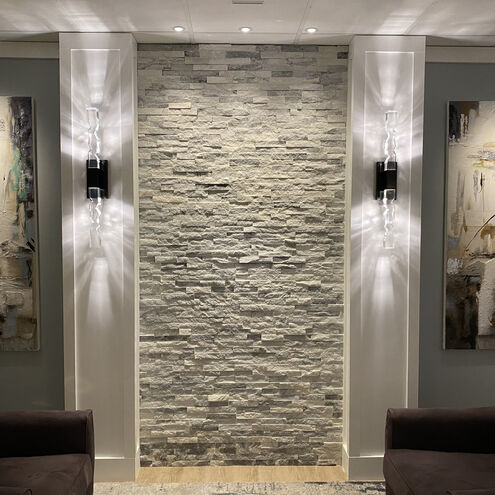 Mamadim 2 Light 4.5 inch Satin Brushed Black Wall Sconce Wall Light