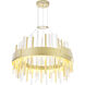 Millipede LED 20 inch Satin Gold Chandelier Ceiling Light