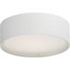Prime LED 16 inch Flush Mount Ceiling Light in Black Organza