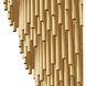 Lisa McDennon Bijou 13 Light 32 inch Deluxe Gold Chandelier Ceiling Light