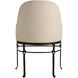 Carrick Oxford White and Blackened Iron Dining Chair