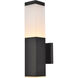 Raine 16 inch Black Outdoor Wall Light