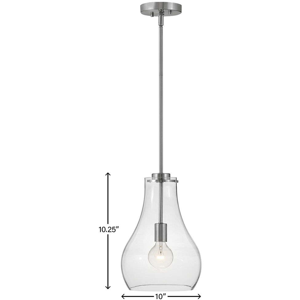 Frankie LED 10 inch Brushed Nickel Pendant Ceiling Light