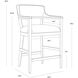 Brylea 39.5 inch Brown / Shalimar Tobacco Leather Counter Stool