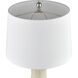 Nash 29 inch 150.00 watt Cream with Antique Brass Table Lamp Portable Light