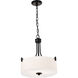 Liam 15.88 inch Matte Black Pendant Ceiling Light