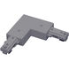 2-circuit 1 Light Silver L Connector Ceiling Light