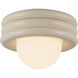 Alora Mood Harvey 1 Light 12 inch Pearl White Semi-Flush Mount Ceiling Light