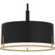 Chalfont 3 Light 15 inch Matte Black Pendant Ceiling Light