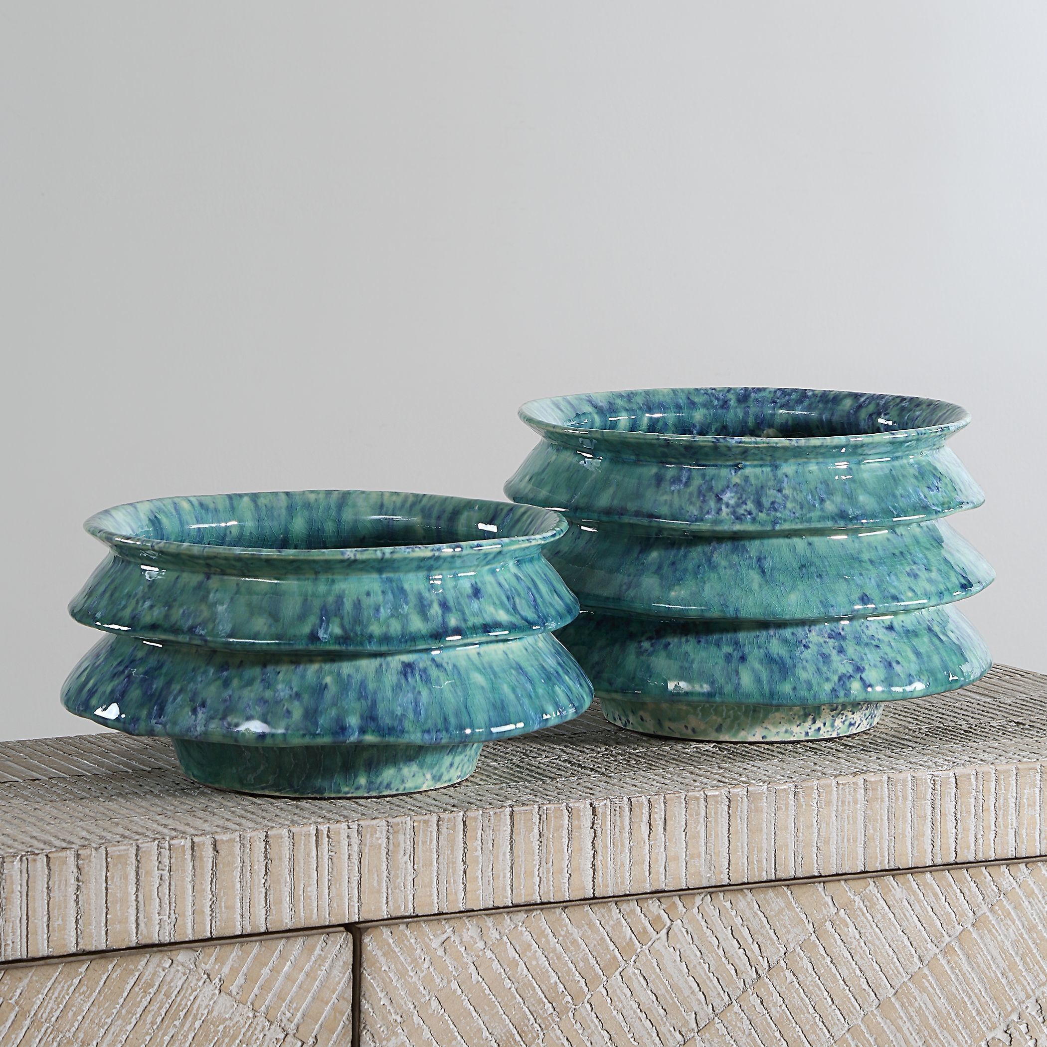 ZigZag 10 X 6.5 inch Bowls, Set of 2
