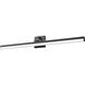 Liam LED 40 inch Matte Black Vanity Wall Light
