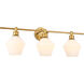 Rochester 3 Light 28 inch Brass Wall sconce Wall Light