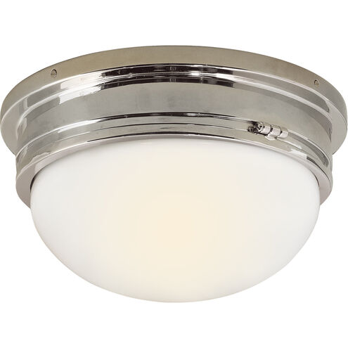 Chapman & Myers Marine 2 Light 12.75 inch Chrome Flush Mount Ceiling Light, Large