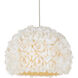 Virtu 7 Light 57 inch Natural/Silver Multi-Drop Pendant Ceiling Light