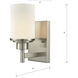 Belmar 1 Light 6 inch Brushed Nickel Vanity Light Wall Light