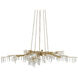 Forest Light 10 Light 62 inch Washed Lucerne Gold Chandelier Ceiling Light, Aviva Stanoff Collection